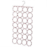 Garvee Percha Plegable Para Bufandas 28 Agujeros Giratorio 360 Grados Multifuncional Plastico Para Hogar