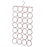 Garvee Percha Plegable Para Bufandas 28 Agujeros Giratorio 360 Grados Multifuncional Plastico Para Hogar