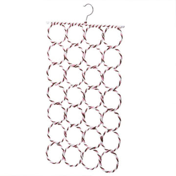 Garvee Percha Plegable Para Bufandas 28 Agujeros Giratorio 360 Grados Multifuncional Plastico Para Hogar