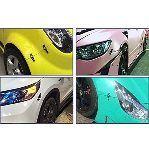 Garvee Clip Di Bloccaggio Per Paraurti Auto In Ferro Nero, Sicuro E Resistente, Esterno Auto, Adesivo Decorativo