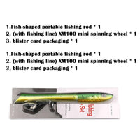 Garvee Set Canne Da Pesca Telescopiche E Mulinello Spinning Compatto Leggero Per Acqua Dolce E Salata Viaggi Outdoor