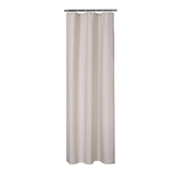 Tenda da doccia Garvee in poliestere impermeabile con ganci per vasca e doccia, beige, leggera, idrorepellente, facile da installare - beige