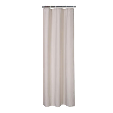 Tenda da doccia Garvee in poliestere impermeabile con ganci per vasca e doccia, beige, leggera, idrorepellente, facile da installare