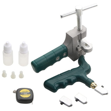 Tagliavetro Portatile Garvee per Festa del Papà | Kit Tagliapiastrelle Ceramica e Acciaio Alta Resistenza, Robusto per Fai da Te, Bagno e Cucina