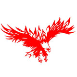Garvee Adesivo Ali Volanti Auto Vinile Rosso, Design Aggressivo, Universale per Auto, SUV, Camion, Stile Personalizzato Cofano e Fiancate