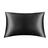 Garvee Housse De Coussin Lit Cuir Artificiel Moderne Fermeture Éclair Invisible 30x50cm Noir Pour Chambre Salon Canapé Voiture