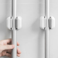 Garvee Set da 3 pezzi Porta scopa autoadesivo con supporto da parete antiscivolo per cucina e giardino, robusto, non richiede foratura