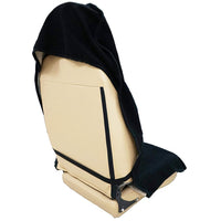 Garvee Copertura Universale Sedile Auto Anteriore Impermeabile Antiscivolo Microfibra Beige 75x142cm