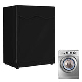 Garvee Copertura Lavatrice Frontale Impermeabile Con Cerniera, Materiale Oxford Resistente, Protezione Totale Per Bagno E Giardino 85x60x60cm - 