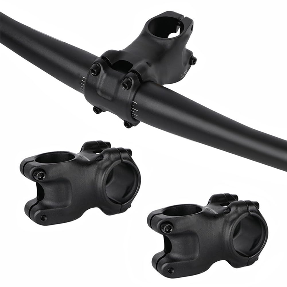 Attacco manubrio Garvee MTB 31,8 50 mm, attacco manubrio in lega, attacco manubrio corto da 3 gradi per mountain bike e bici da strada, nero