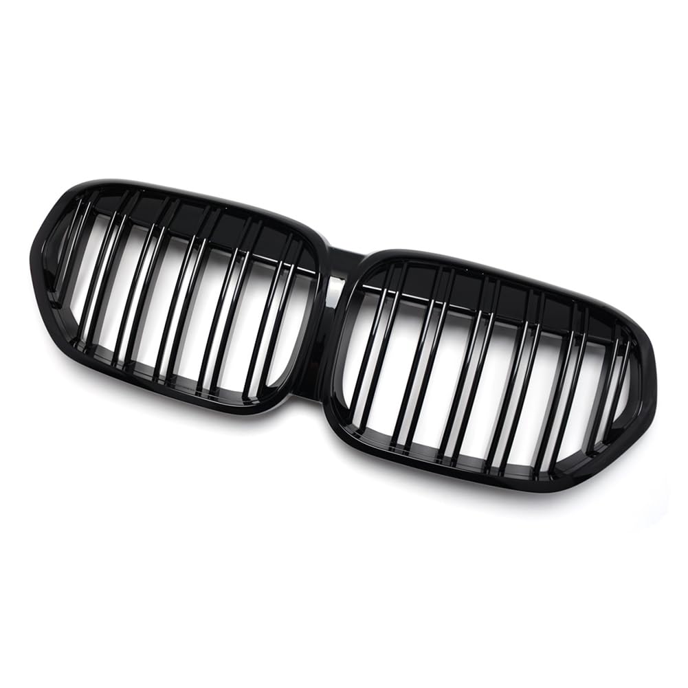 Griglia anteriore Garvee Auto con doppi montanti per X1 F48 F49 2020-2022, plastica ABS, nera, paraurti anteriore, resistente alle intemperie, raffreddamento migliorato