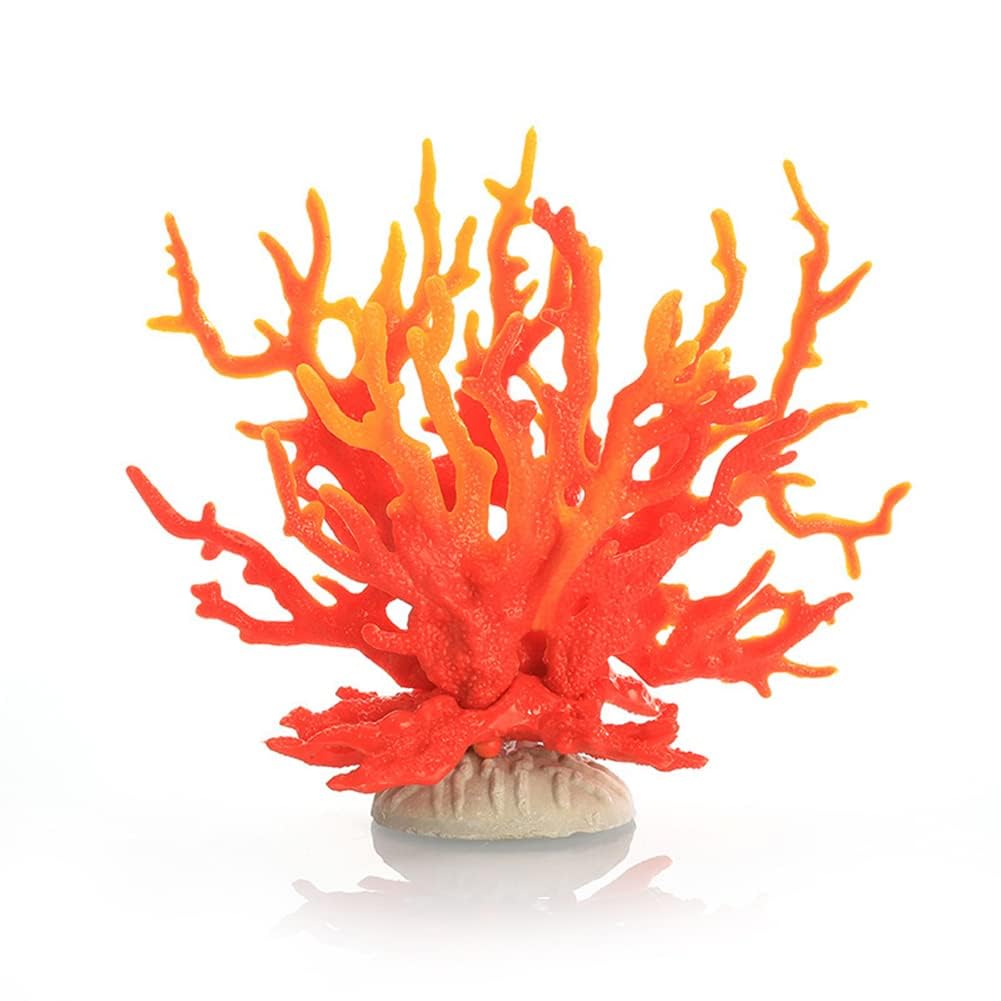 Garvee Piante Artificiali Acquatiche Corallo Simulato Eco-Friendly per Acquario e Bonsai 17x6.5x14.5cm