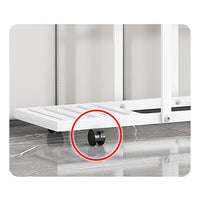 Garvee Plant Stand Mensola angolare con ruote, multilivello, struttura in ferro robusto per soggiorno, balcone, giardino, impermeabile, stabile, nero