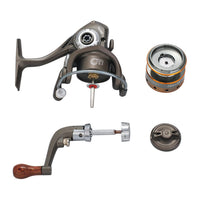 Mulinello da pesca Garvee Mini Spinning Reel 5.2:1 Gear Ratio 13+1BB in metallo compatto con impugnatura intercambiabile per la pesca alla carpa, al pesce persico e alla trota