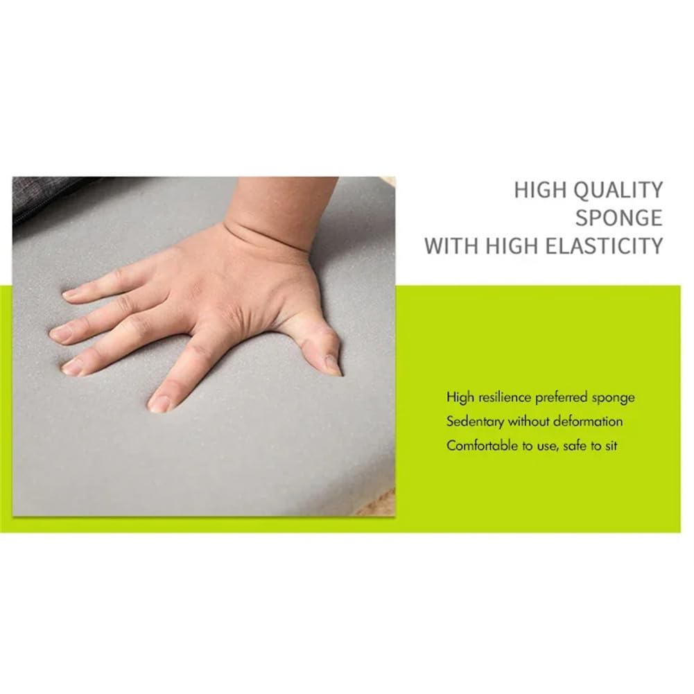 Sedia da terra regolabile Garvee con 6 posizioni, pieghevole, imbottita, rivestimento in lino per lettura e meditazione, portatile, comoda