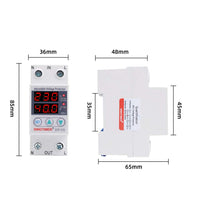 Garvee Relè di Sottotensione 220V Intelligente con Protezione Sovra/Sotto Tensione, Limitatore di Corrente 40A, Display Digitale, Uso Industriale