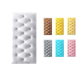 Pannelli murali anticollisione Garvee 3D, autoadesivi, spessi 1,3 cm, in schiuma resistente agli urti, per camerette e soggiorni, vari colori, personalizzabili