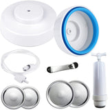 Sigillatrice sottovuoto Garvee per barattoli di conserva, pompa manuale, senza BPA, silicone, compatibile con FoodSaver Kitchen Storage