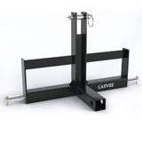 Garvee Gancio di Traino a 3 Punti Ricevitore 5 cm Categoria 1, Acciaio Inossidabile, Verniciato Verde, Uso Industriale, 64.5 cm - Verde