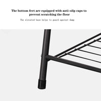 Portavasi a 3 ripiani Garvee, portavasi multipiano in ferro per soggiorno, balcone, 69 cm, grigio scuro