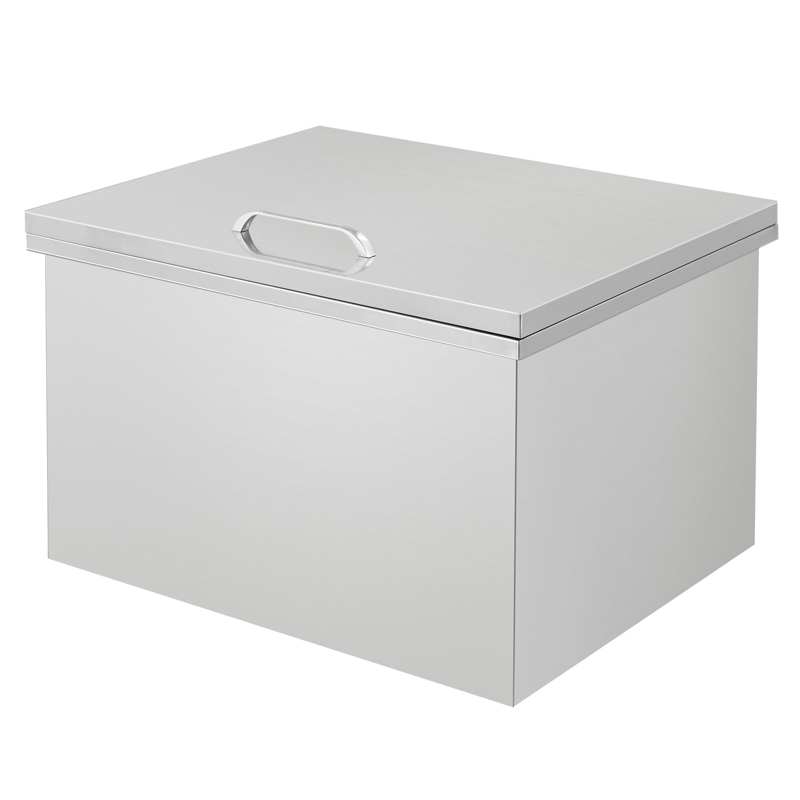 Contenitore per ghiaccio Garvee Drop-In da 40 QT in acciaio inossidabile isolato con scarico per cucina da esterno, robusto e igienico