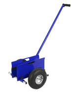 Garvee Carrello Per Pannelli Con Manico Esteso 39", Capacità 660 LBS, Ruote Gomma Solida 10", Telaio Acciaio Rinforzato, Morsetto Regolabile, Trasporto Pannelli E Porte, Nero - Blue