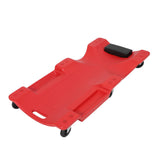 Garvee Creeper Meccanico 102 cm HDPE, 159 kg Capacità, Testiera Imbottita, 6 Ruote Girevoli, Corpo Ergonomico, Officina Auto, Nero