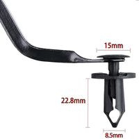 Rivetti di fissaggio Garvee per carrozzeria ATV UTV, clip a pressione, 120 pezzi, in plastica robusta, per veicoli fuoristrada, Polaris RZR Ranger Suzuki King Quad