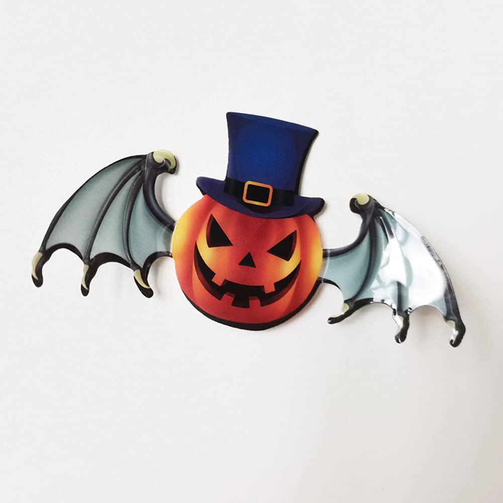 GARVEE 60 pezzi di adesivi murali in PVC con pipistrelli per decorazioni di Halloween, per camera da letto, esterno, veranda, finestra, aula, nero