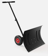 Garvee Pala Neve con Ruote 20" Regolabile, 5 Posizioni, Acciaio e Polipropilene, Manico Ergonomico, Ruote Antiscivolo, Per Vialetti e Patios