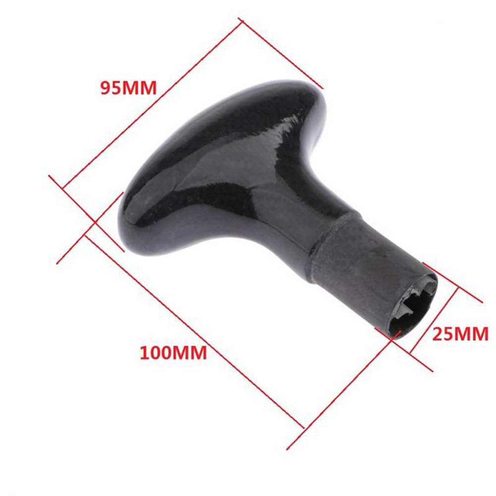 Maniglia per pagaia Garvee Stand-up Paddle in fibra di carbonio, ergonomica, leggera e robusta, diametro 25 mm, kayak da surf