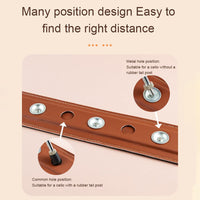 Ancoraggio per puntale per violoncello Garvee con cinturino regolabile in 8 posizioni, in microfibra, antiscivolo, per spettacoli teatrali, pieghevole, nero