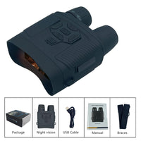 Dispositivo per la visione notturna Garvee 4K 36MP Binocolo a infrarossi per campeggio e caccia, schermo da 3 pollici, nero