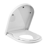 Garvee D-Form WC-Sitz UF-Duroplast Mit Kindersitz, Softclose, Quick-Release, Edelstahl Scharniere Für Gewerblichen Gebrauch, Große Europäische Größe, Antibakteriell - Come mostrato