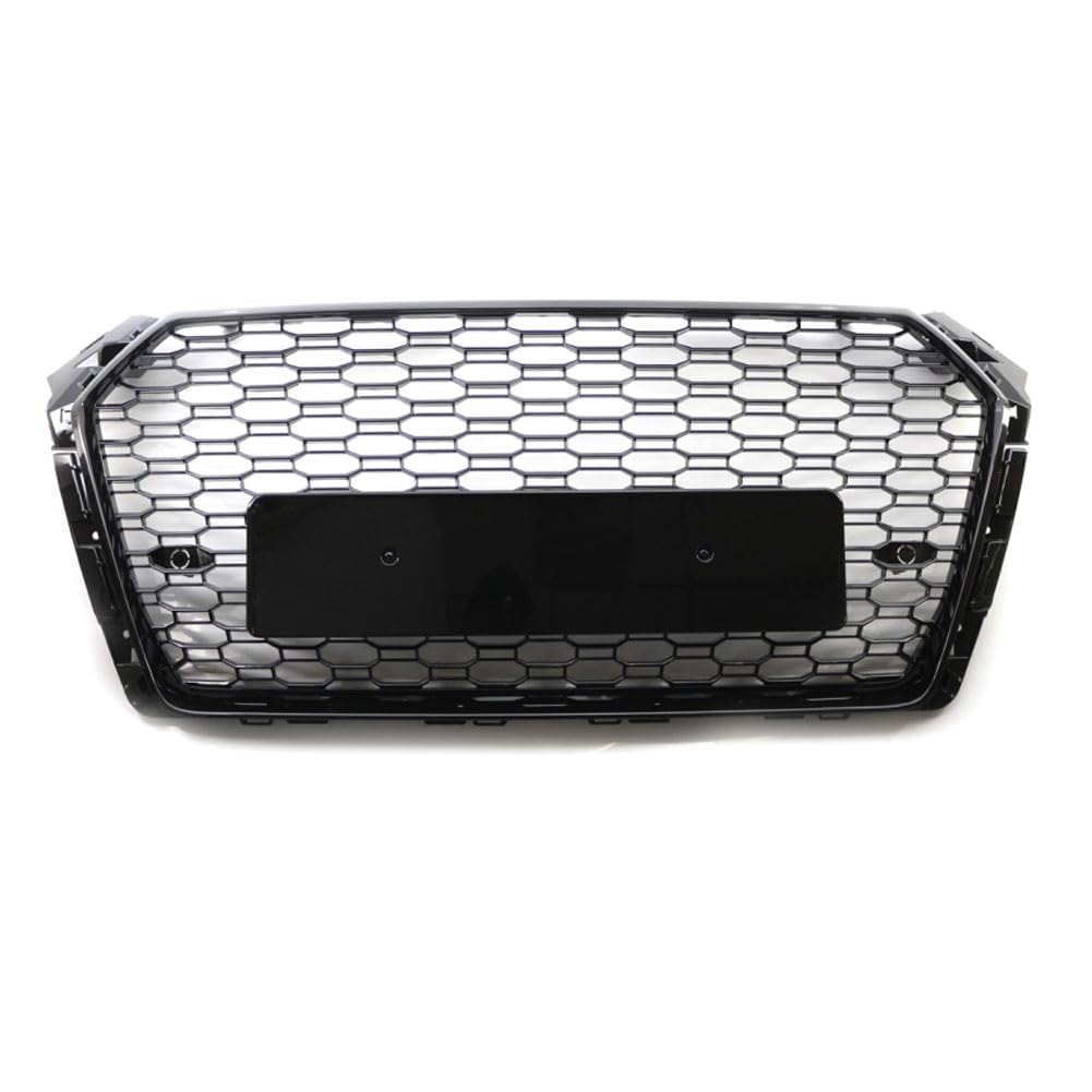 Garvee Griglia Anteriore a Nido d'Ape per A4L RS4 2017-2019, Telaio Resistente, Design Sportivo, ABS, Versione Europea, Nero