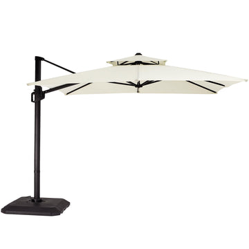Ombrellone in alluminio GARVEE 300 x 300 cm, beige