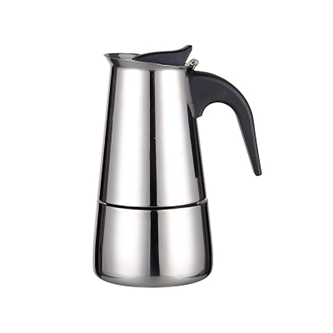 Moka in acciaio inox Garvee Espresso Maker – 2-4 tazze (≈200 ml), caffettiera italiana, argento, qualità per uso domestico