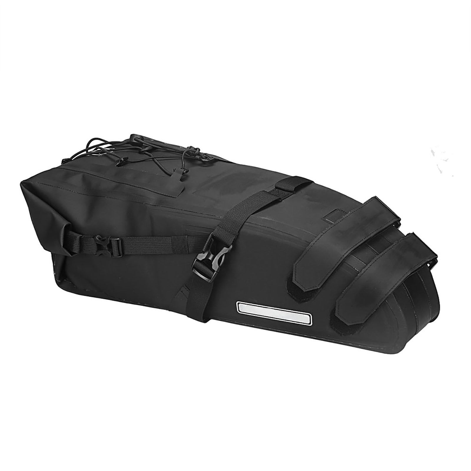 Borsa da sella per bicicletta Garvee da 16 litri, materiale robusto e impermeabile, per bici da strada e mountain bike, nera