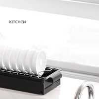 Cassetto telescopico estensibile Garvee per cucina, ripiani portaoggetti per mobili da cucina, porta spezie, organizer per cassetti, cestello per posate da cucina, acciaio inossidabile, non richiede foratura, versatile