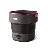 Garvee Mini Lavatrice 13L Pieghevole Centrifuga per Campeggio e Viaggi Motore Silenzioso Materiale ABS Risparmio Energetico