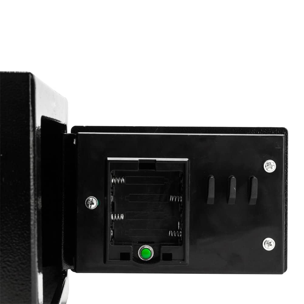 Cassaforte elettronica Garvee con password, a batteria, in metallo, sicura, compatta, per ufficio e casa