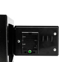 Cassaforte elettronica Garvee con password, a batteria, in metallo, sicura, compatta, per ufficio e casa