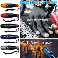 Fischietto elettronico Garvee con cordino, 3 toni, 125 dB, materiale ABS, ricaricabile, per sport ed emergenze