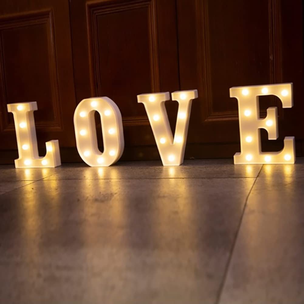 GARVEE Light Up Liefde LED Letter Sign 22 cm Luce notturna a batteria per decorazioni per feste da interno ed esterno