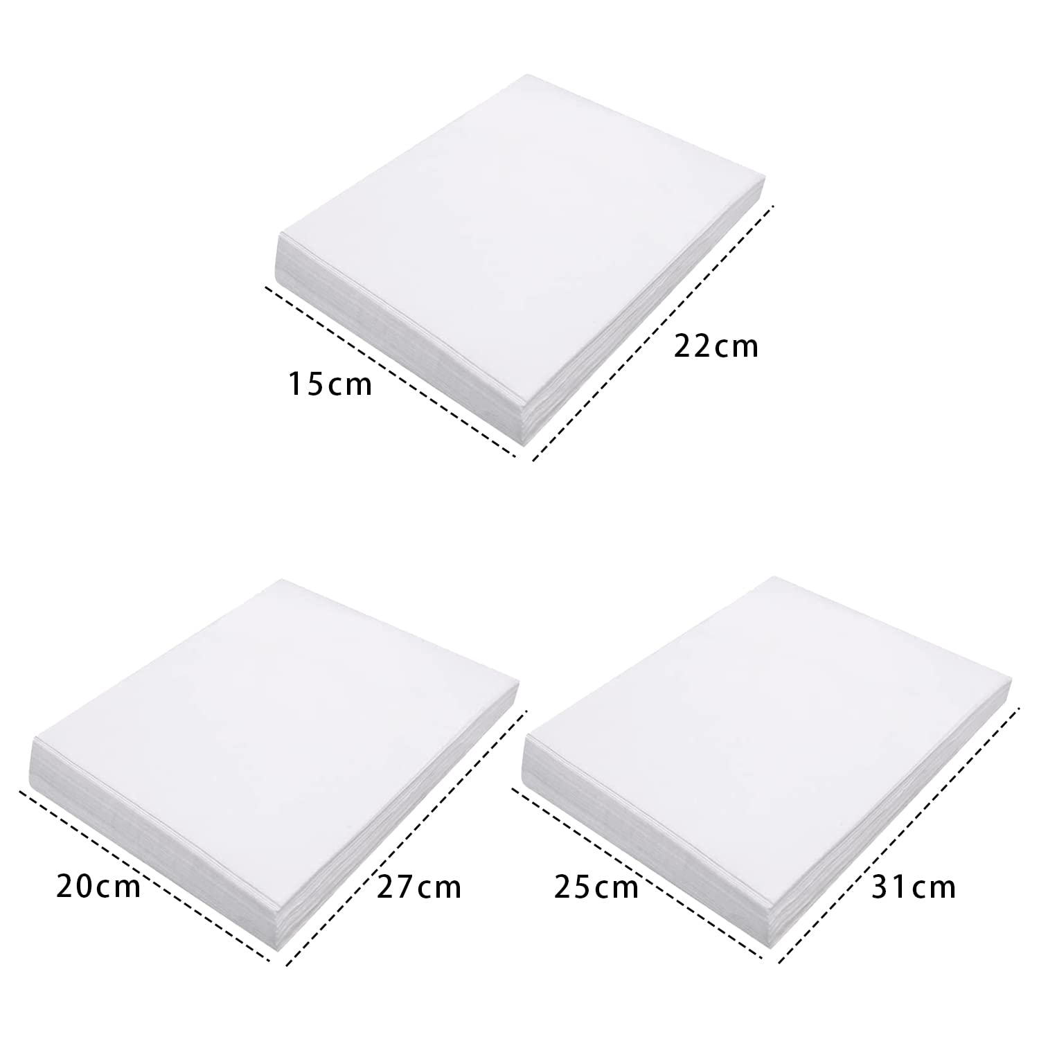 Garvee Birdcage Liner Paper 100 pezzi monouso assorbenti tagliabili per pappagalli e piccoli animali 8,5''x6'' igienici pratici