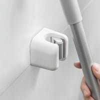 Garvee Set da 3 pezzi Porta scopa autoadesivo con supporto da parete antiscivolo per cucina e giardino, robusto, non richiede foratura