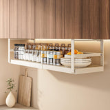 Ripiano espandibile sottopensile Garvee – Regolabile, in metallo, robusto, per cucina e ufficio (10,6-24,8 pollici), bianco - Bianco