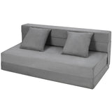 Garvee Divano Letto Pieghevole Con Cuscini, Memory Foam, Design Ergonomico, Tessuto Traspirante, Salvaspazio, Grigio, Per Soggiorno E Ufficio