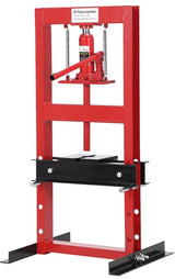 Garvee Pressa Idraulica 6 Ton H-Frame Regolabile in Acciaio Carbonio con Piastre di Stampa per Officina e Riparazioni Auto, Nero, Dimensioni Regolabili