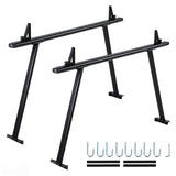 Garvee Portapacchi Regolabile in Alluminio per Pickup, Sistema Crossbar 90-180 cm, Capacità 453 kg, Montaggio Senza Fori, Resistente alla Ruggine, Ideale per Kayak e Attrezzature da Lavoro